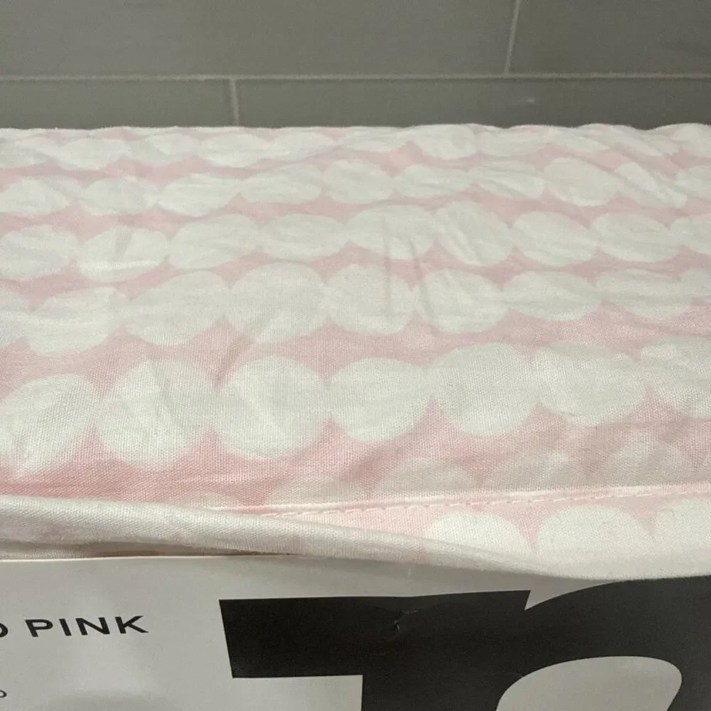 Marimekko pikku rasymatto Pink King Sheet Set 100% Cotton NEW 4 Piece Set Sheets